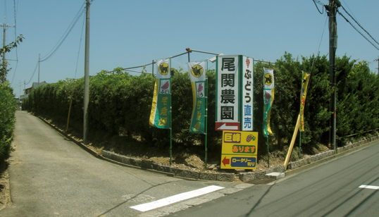 尾関農園正面